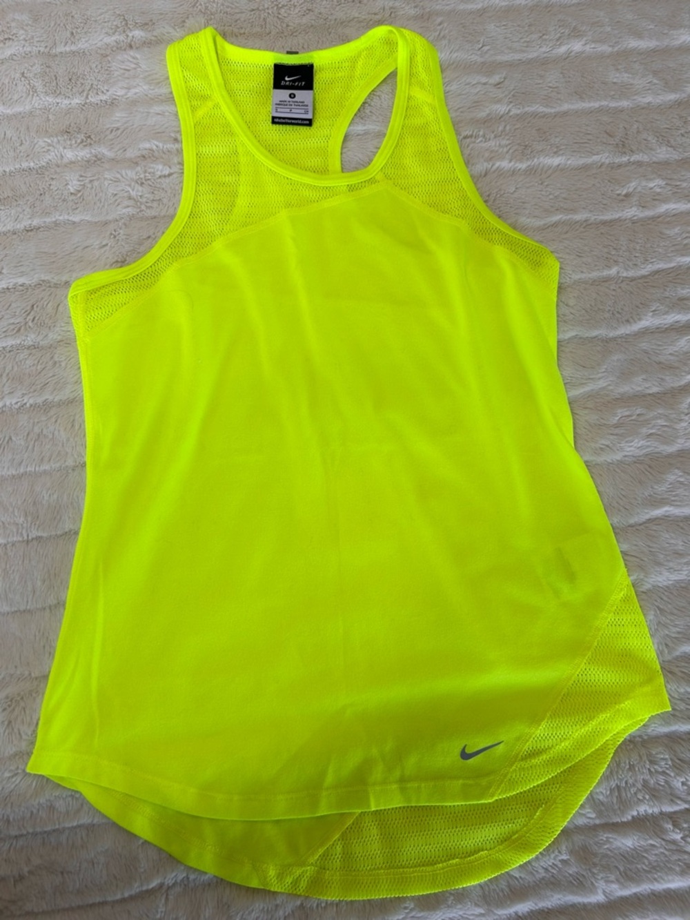 Nike Women’s Neon Yellow Racerback Training Tank